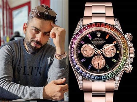 virat kohli rolex daytona|virat kohli ifl watch.